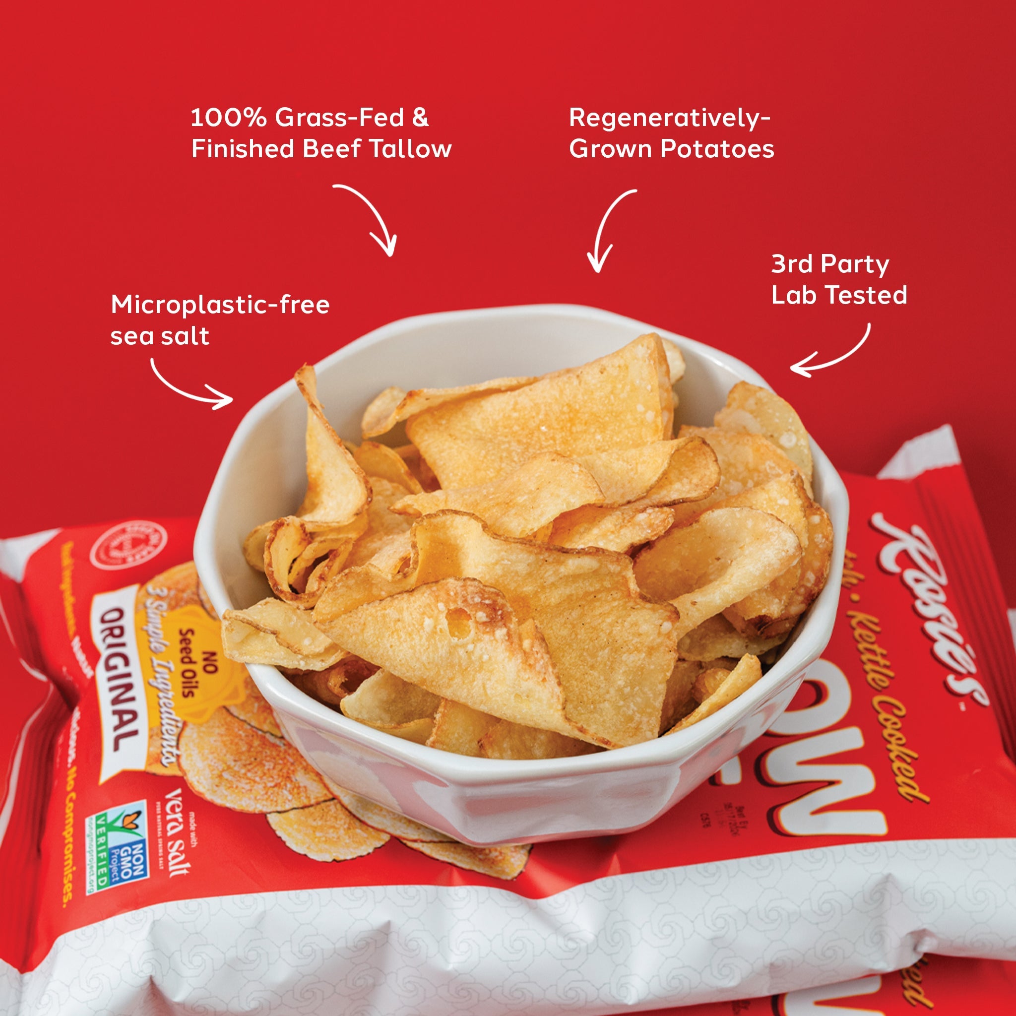 Rosie's Chips – Artisan Kettle-Cooked Potato Chips (2-Pack)