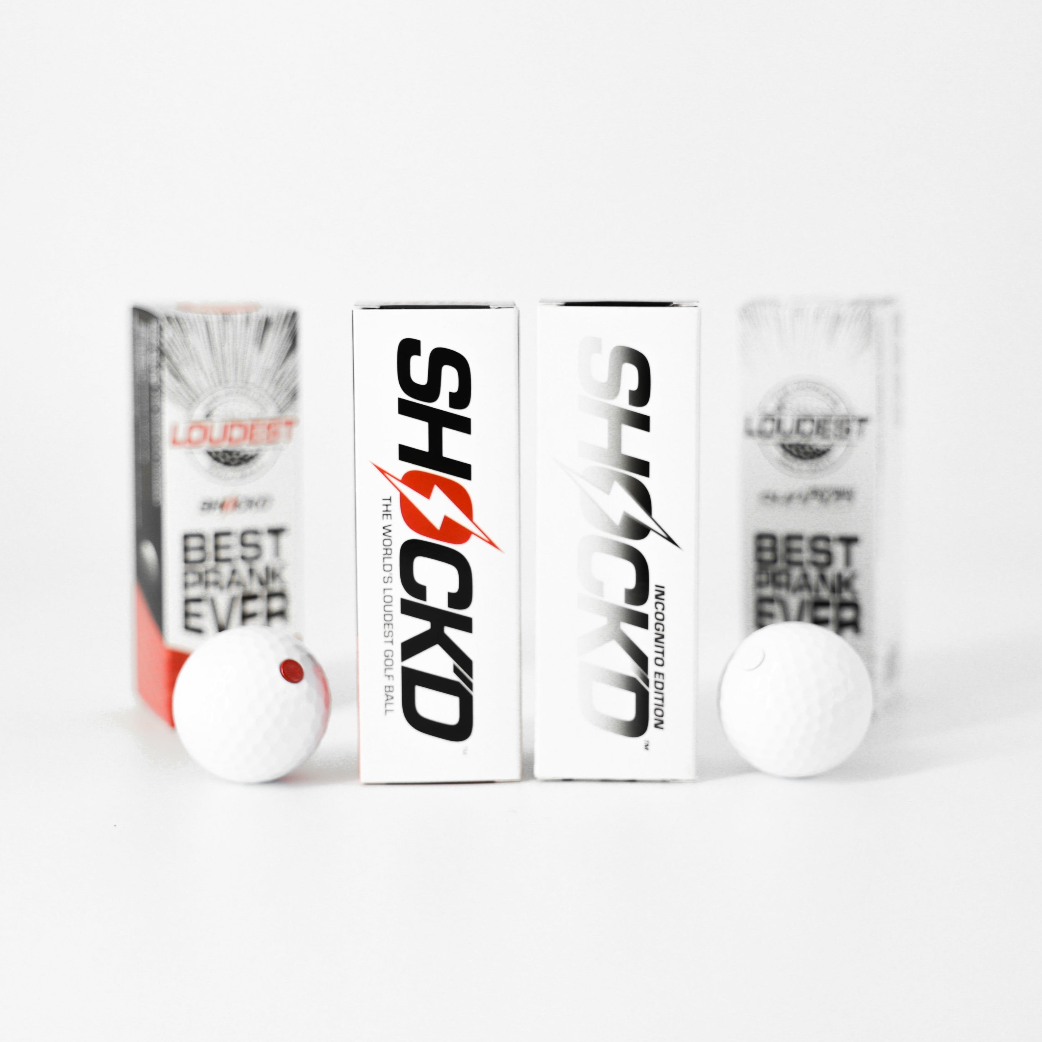 SHOCK'D Golf Balls – High-Visibility Performance Golf Balls