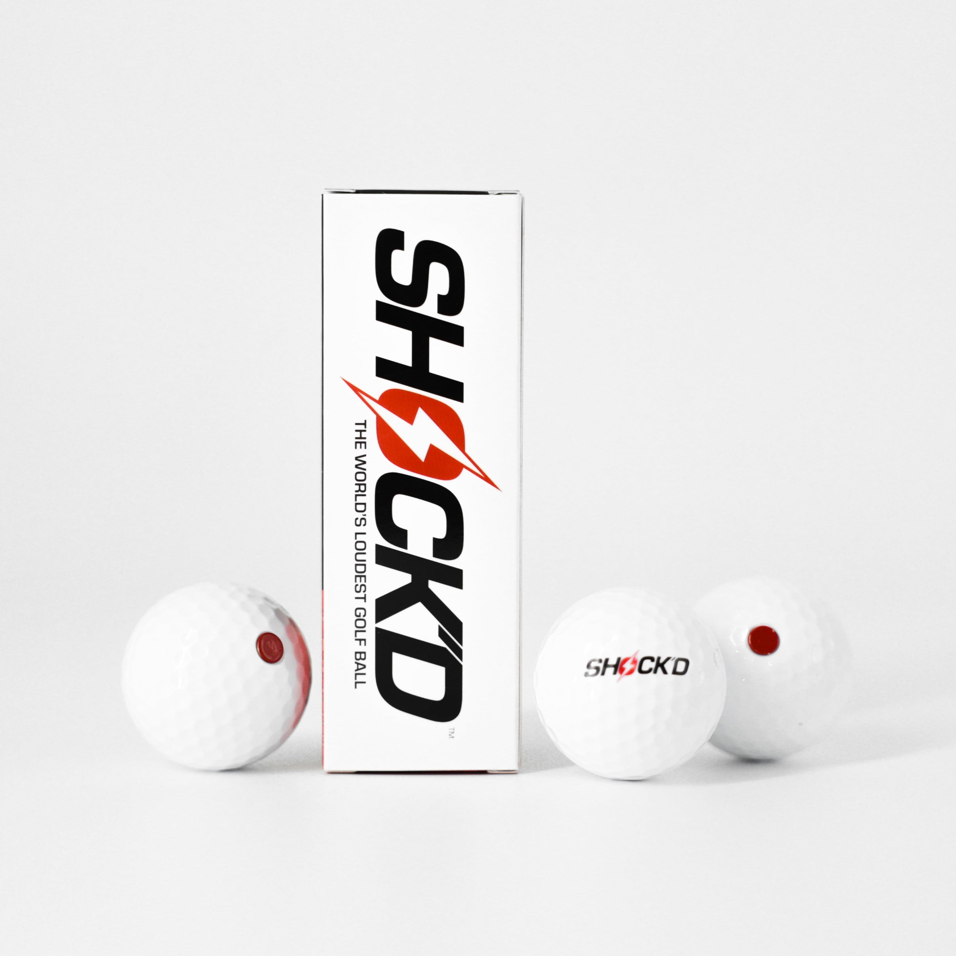 SHOCK'D Golf Balls – High-Visibility Performance Golf Balls