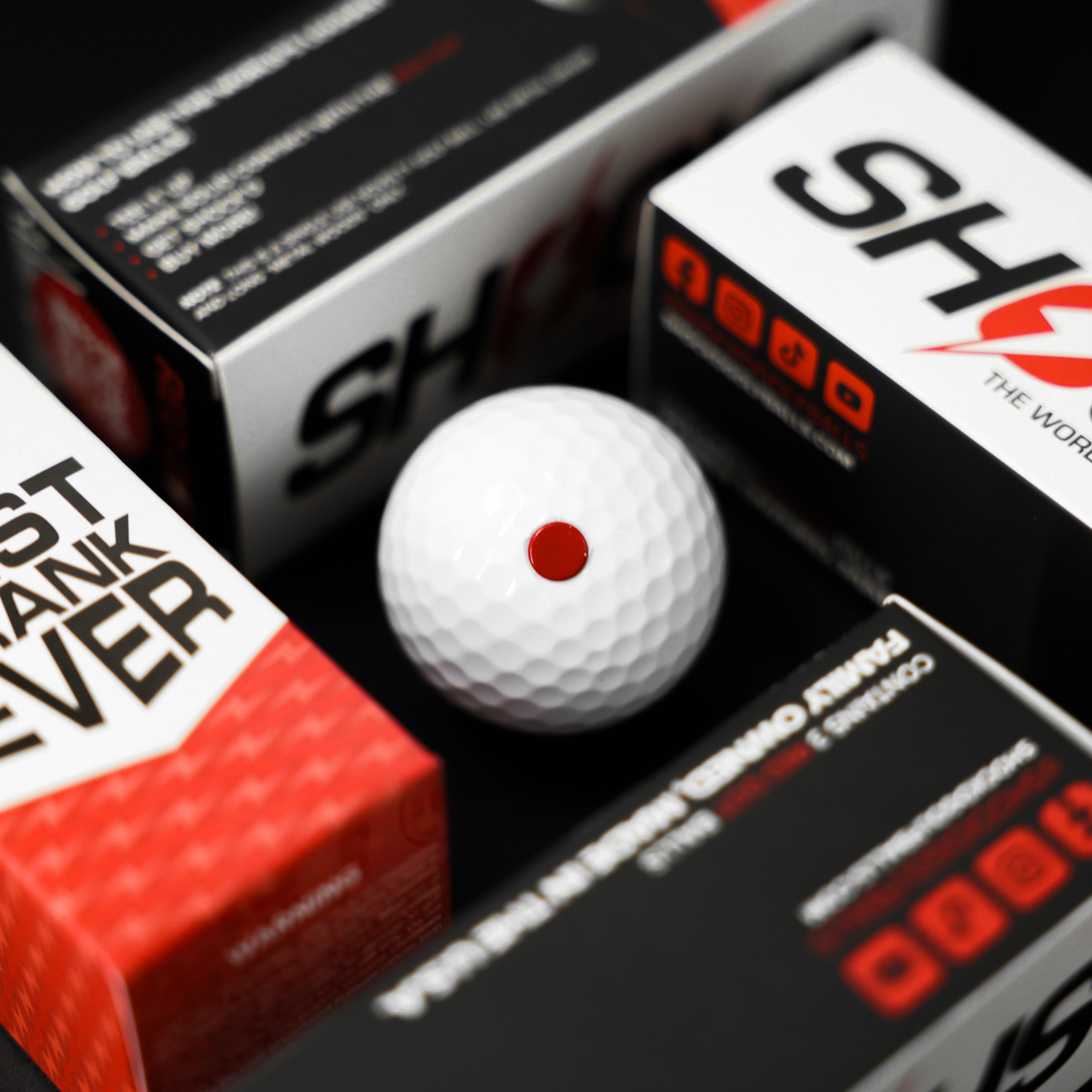 SHOCK'D Golf Balls – High-Visibility Performance Golf Balls