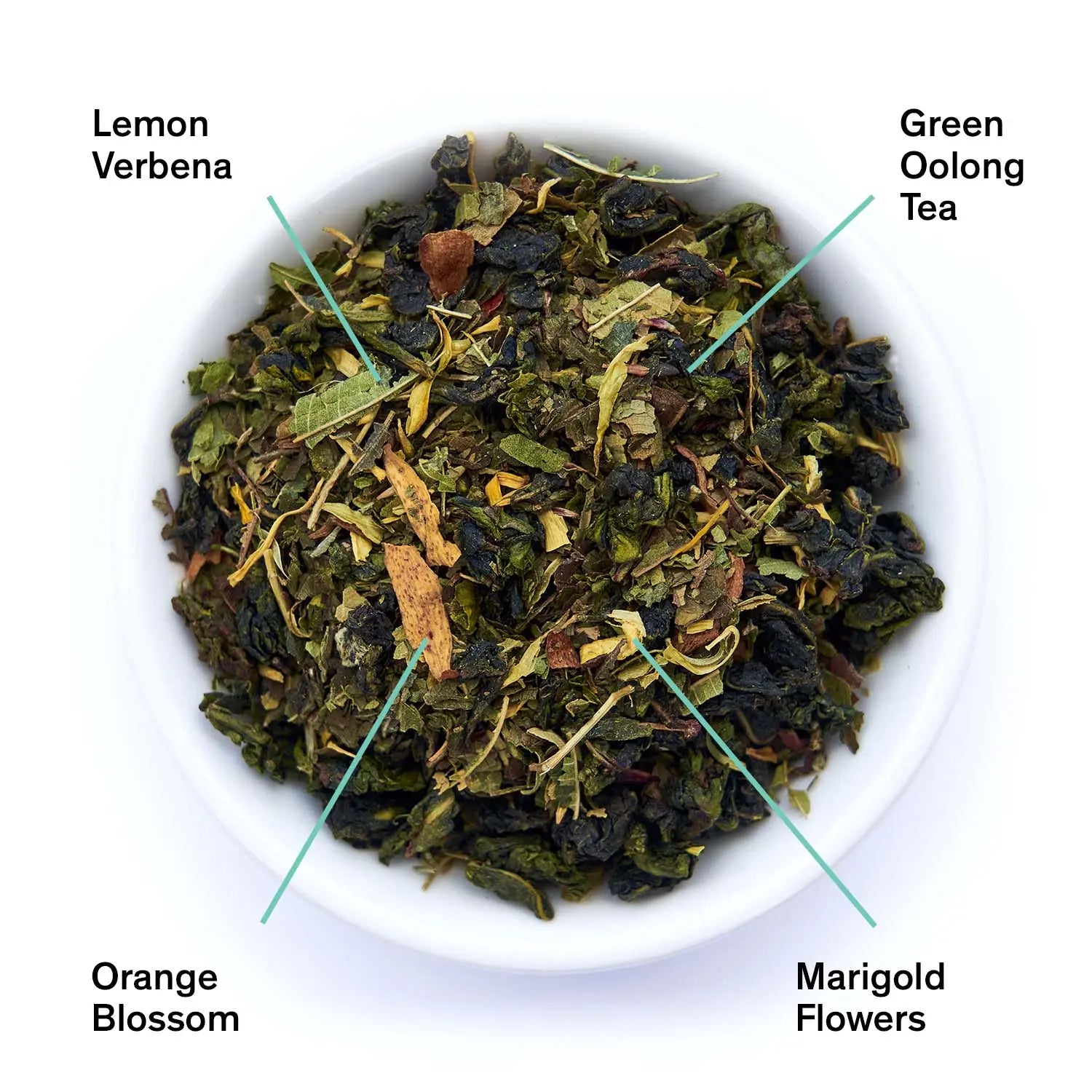 Superbloom Sweet Lemon Oolong Green Tea – Premium Loose Leaf Tea