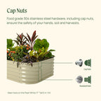 17" Tall 9-in-1 Modular Metal Raised Garden Bed Kit – Large
