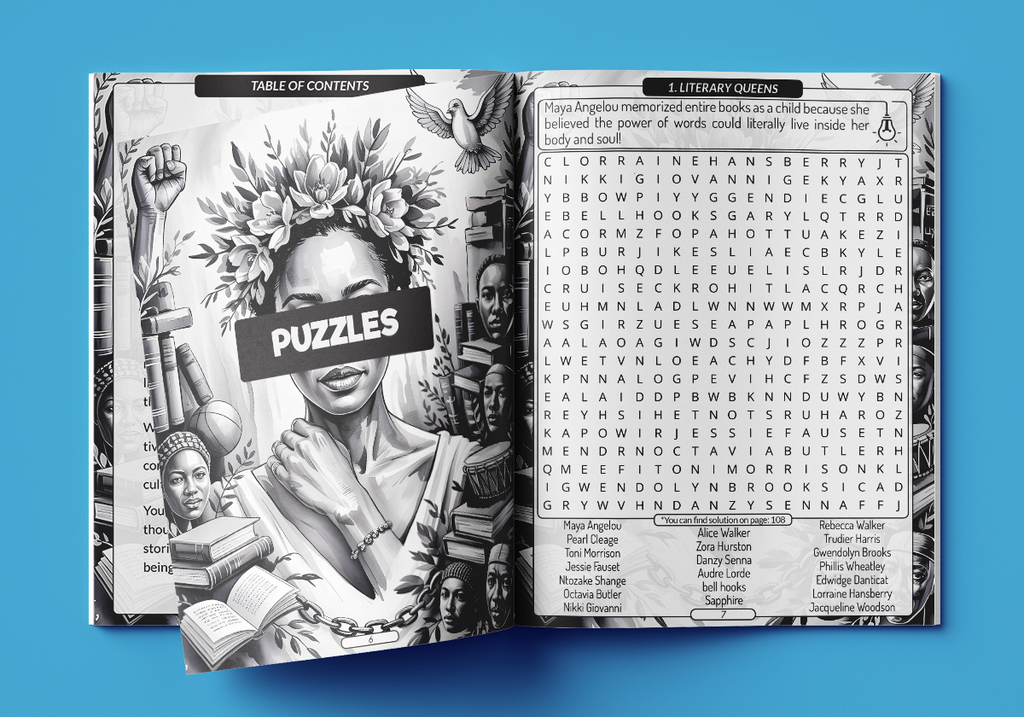 Black Women Word Search – Celebrating Black Excellence Puzzle Book