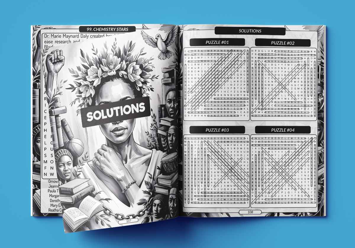 Black Women Word Search – Celebrating Black Excellence Puzzle Book