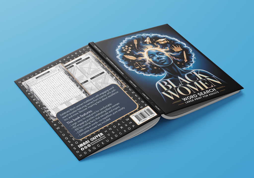 Black Women Word Search – Celebrating Black Excellence Puzzle Book