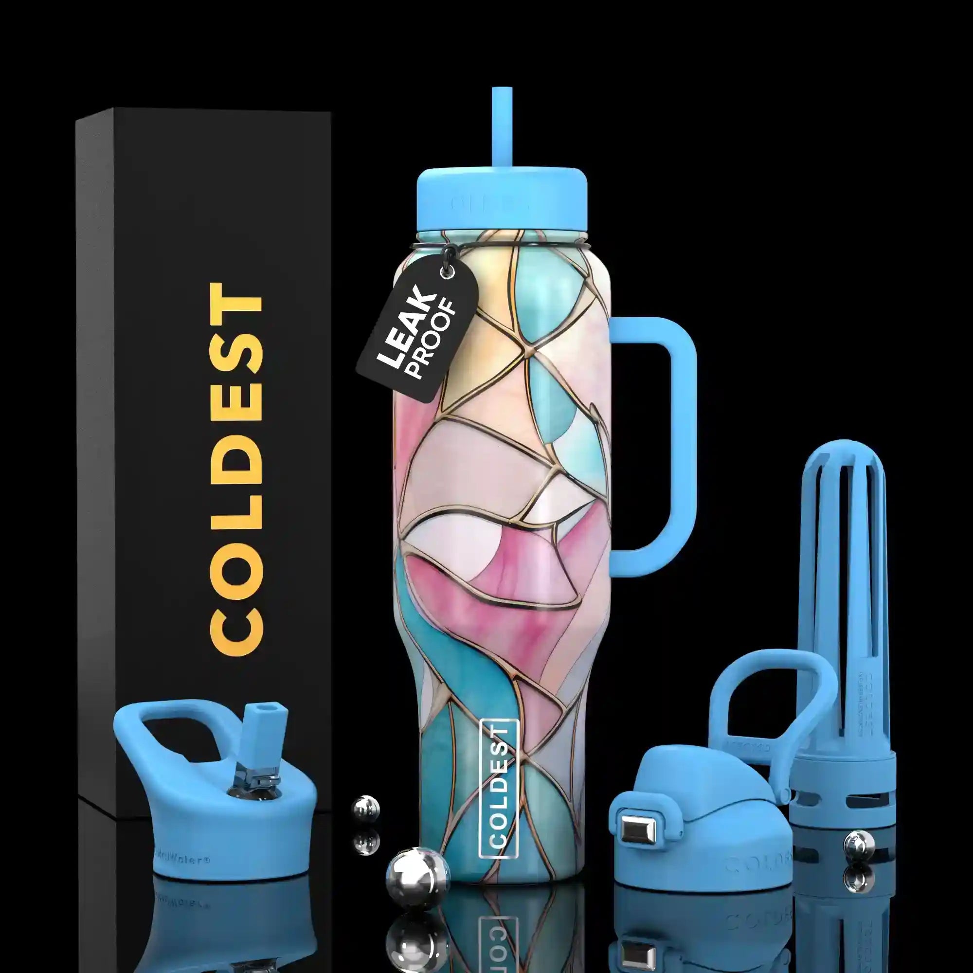 COLDEST 46oz Limitless Ultra v8 – Premium Insulated Water Bottle
