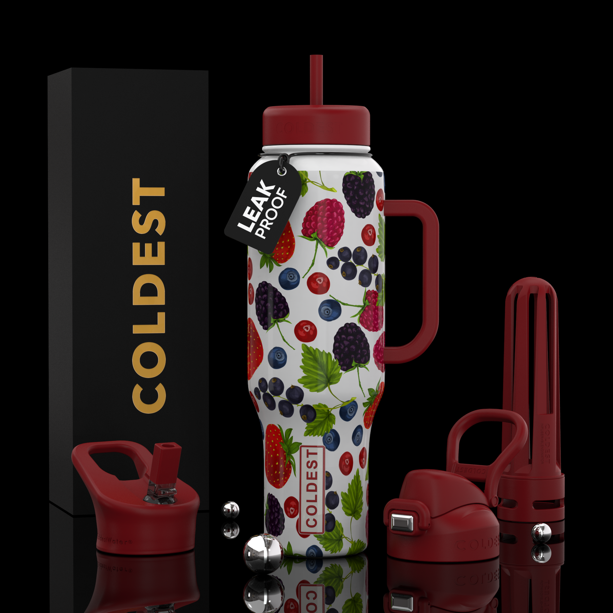 COLDEST 46oz Limitless Ultra v8 – Premium Insulated Water Bottle