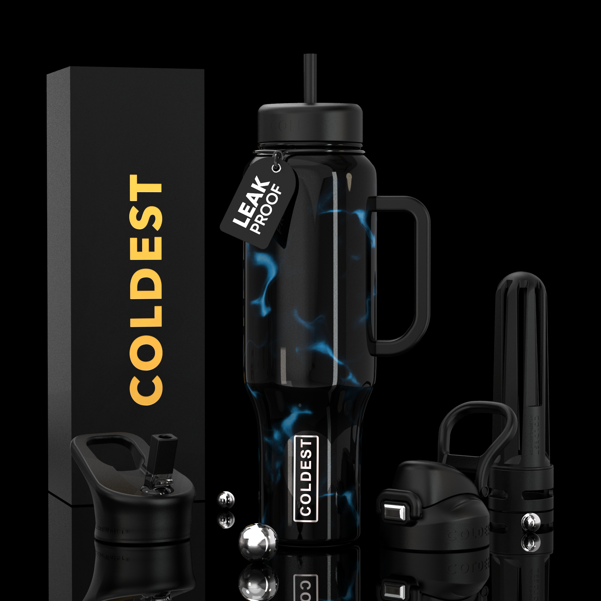 COLDEST 46oz Limitless Ultra v8 – Premium Insulated Water Bottle