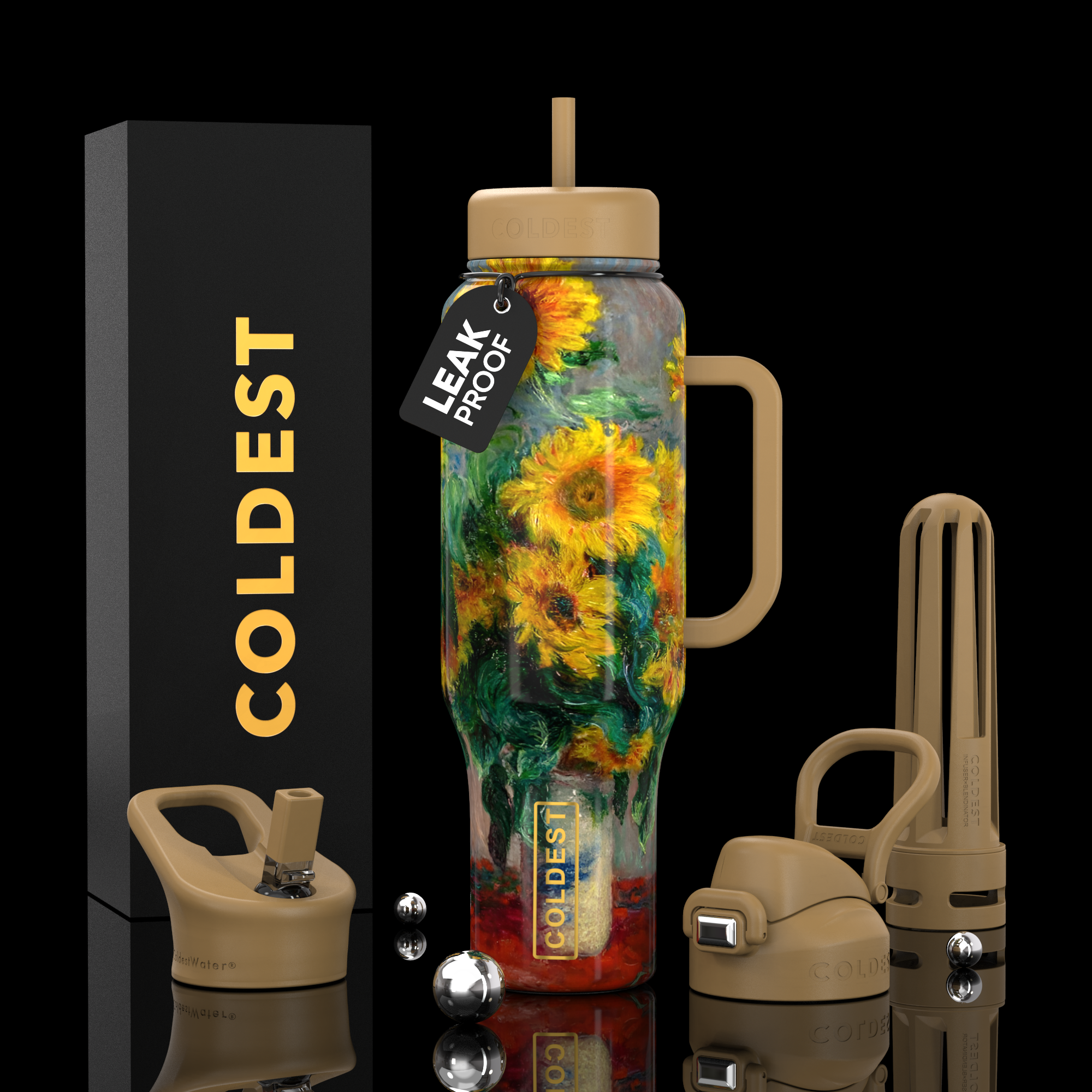 COLDEST 46oz Limitless Ultra v8 – Premium Insulated Water Bottle