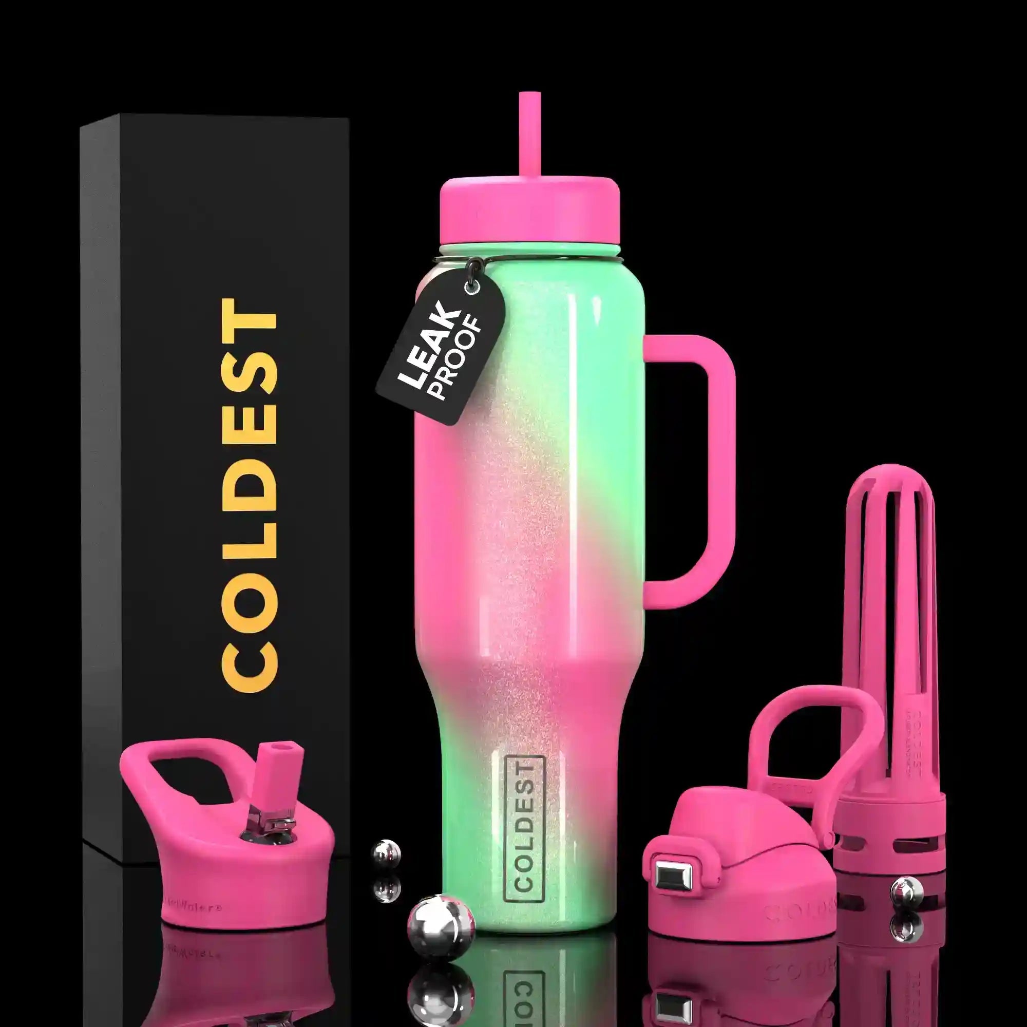 COLDEST 46oz Limitless Ultra v8 – Premium Insulated Water Bottle