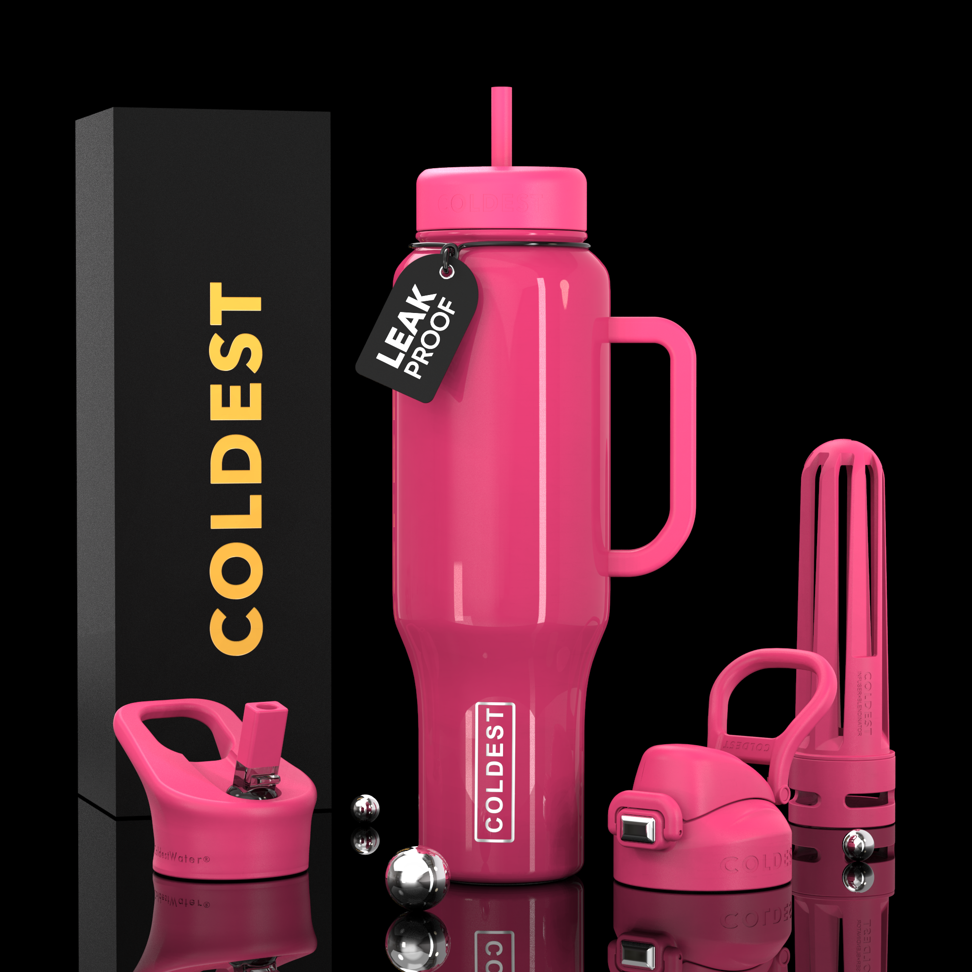 COLDEST 46oz Limitless Ultra v8 – Premium Insulated Water Bottle