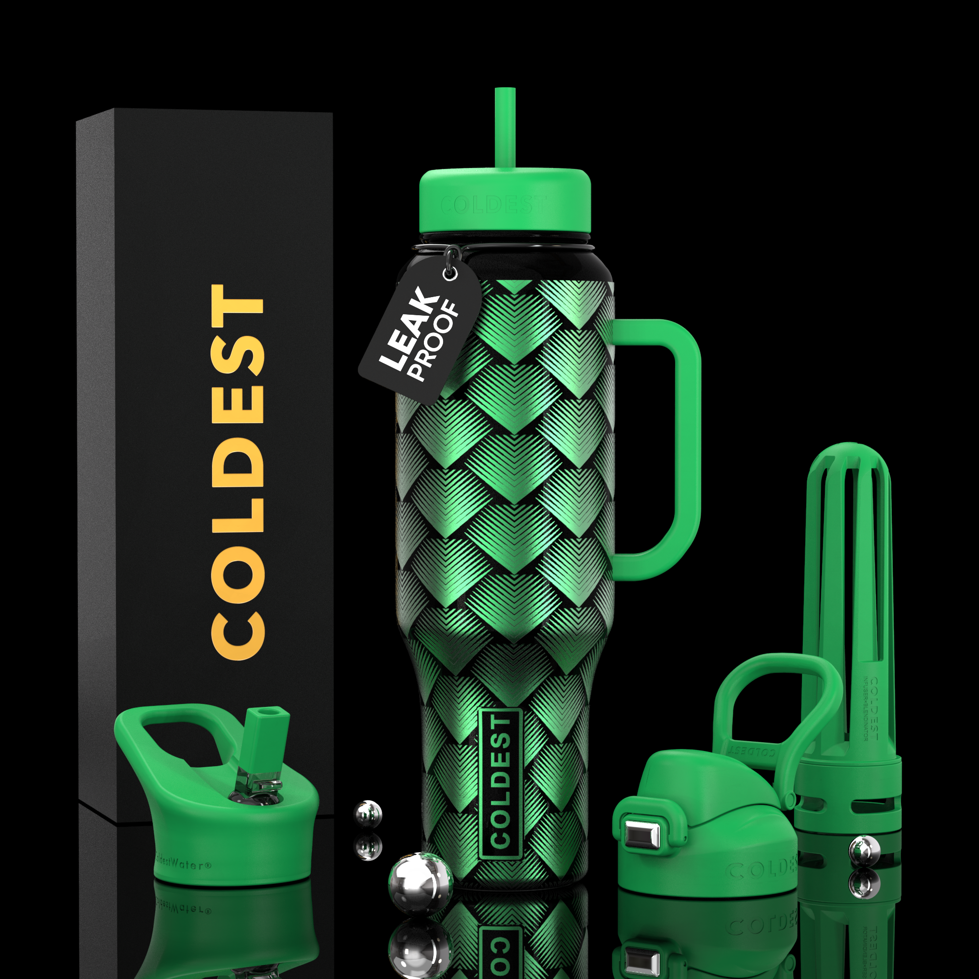COLDEST 46oz Limitless Ultra v8 – Premium Insulated Water Bottle