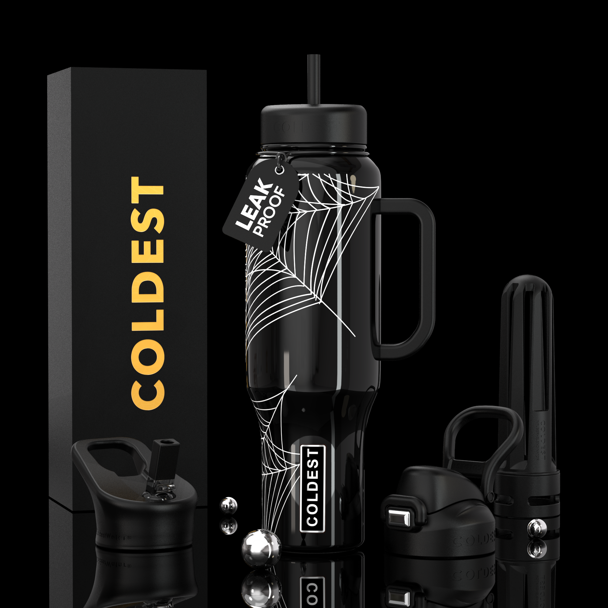 COLDEST 46oz Limitless Ultra v8 – Premium Insulated Water Bottle