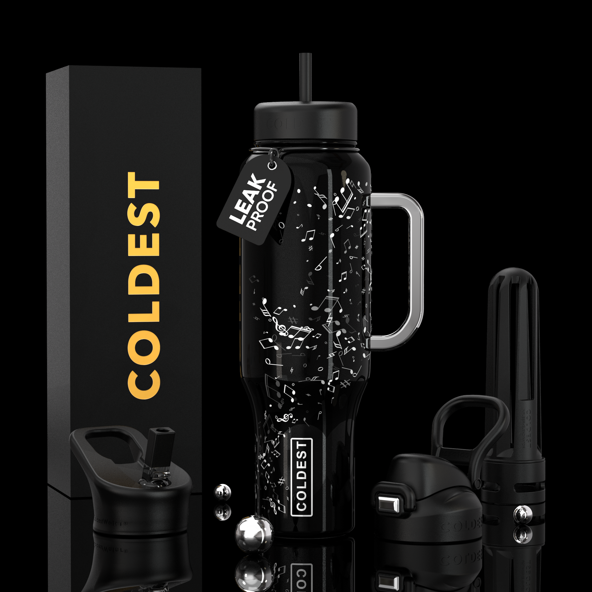 COLDEST 46oz Limitless Ultra v8 – Premium Insulated Water Bottle