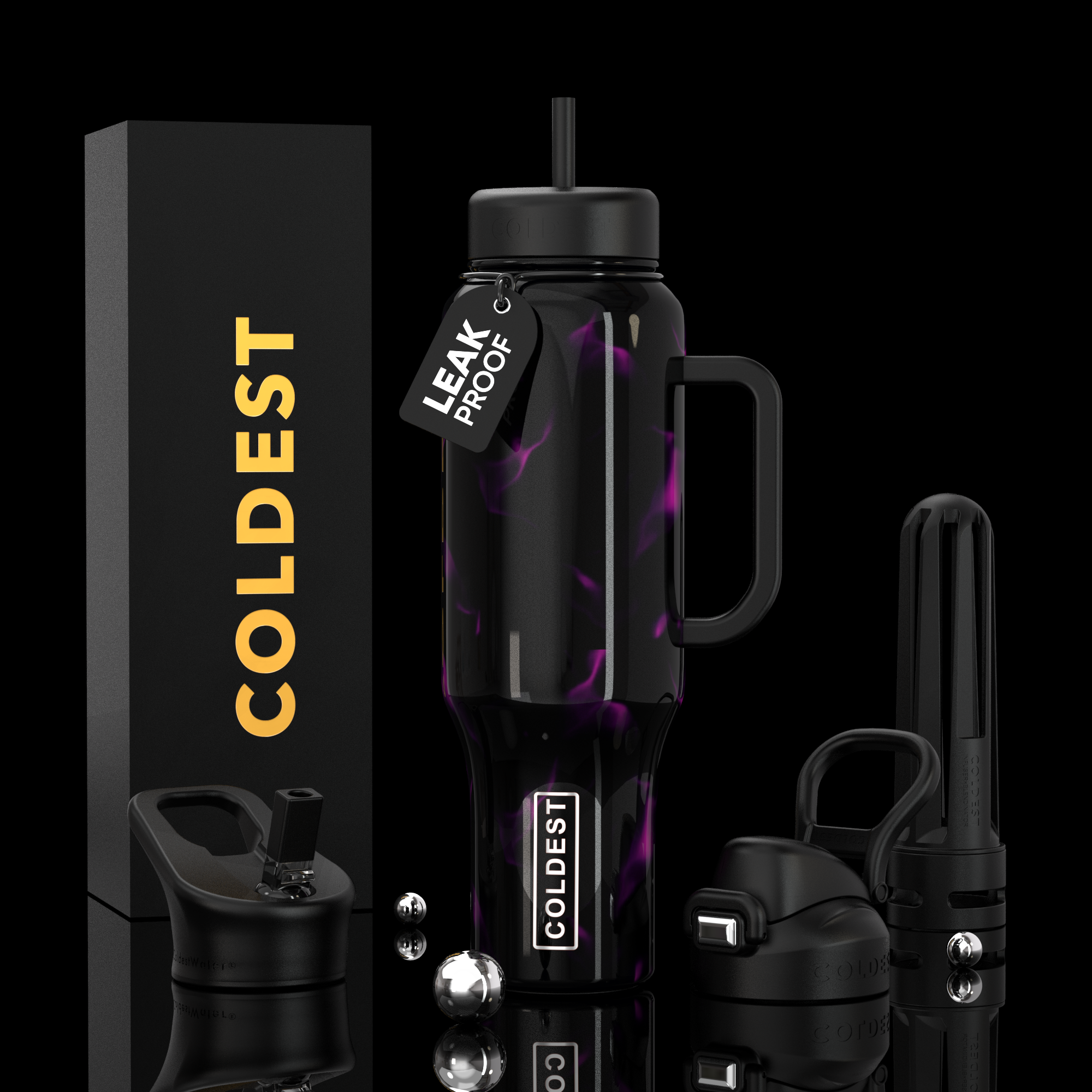 COLDEST 46oz Limitless Ultra v8 – Premium Insulated Water Bottle