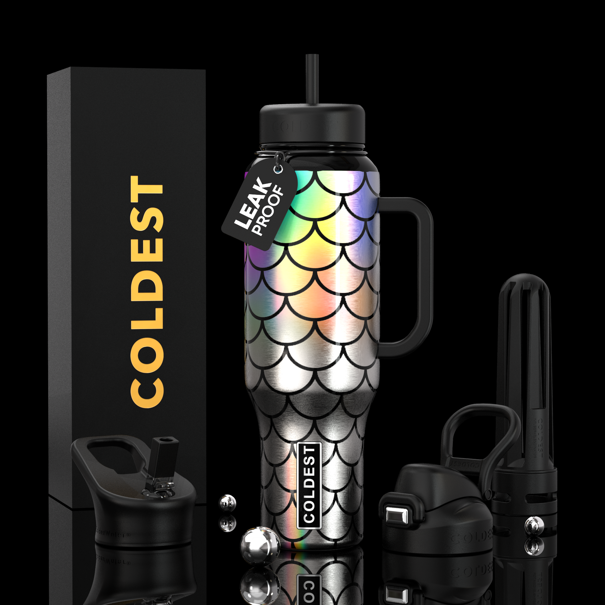 COLDEST 46oz Limitless Ultra v8 – Premium Insulated Water Bottle