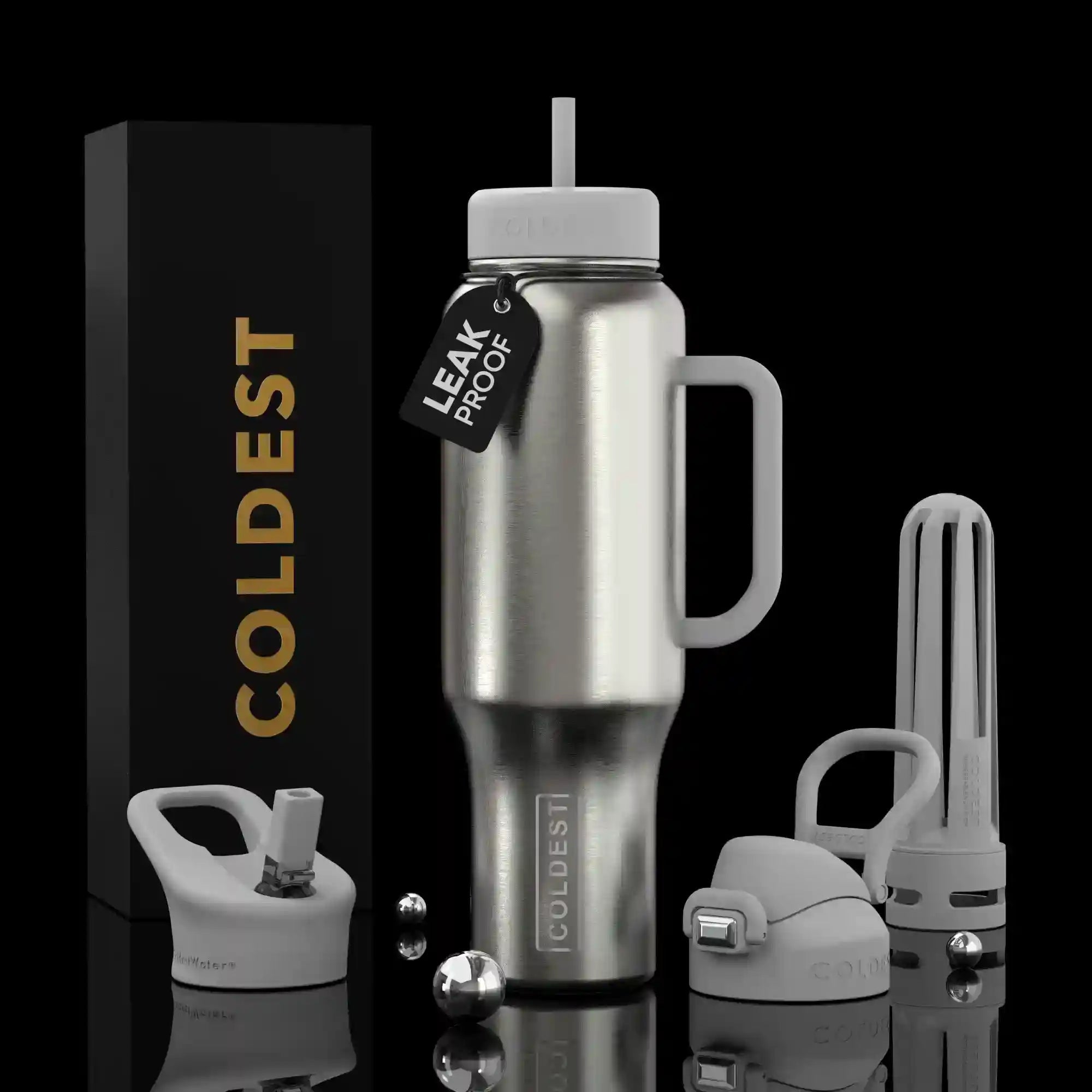 COLDEST 46oz Limitless Ultra v8 – Premium Insulated Water Bottle