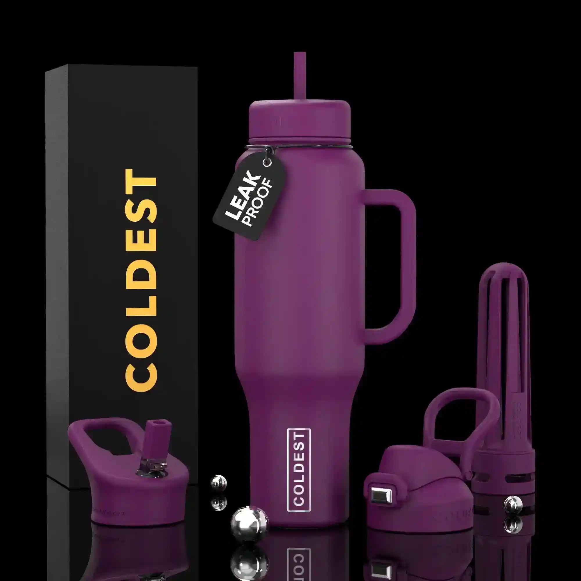 COLDEST 46oz Limitless Ultra v8 – Premium Insulated Water Bottle
