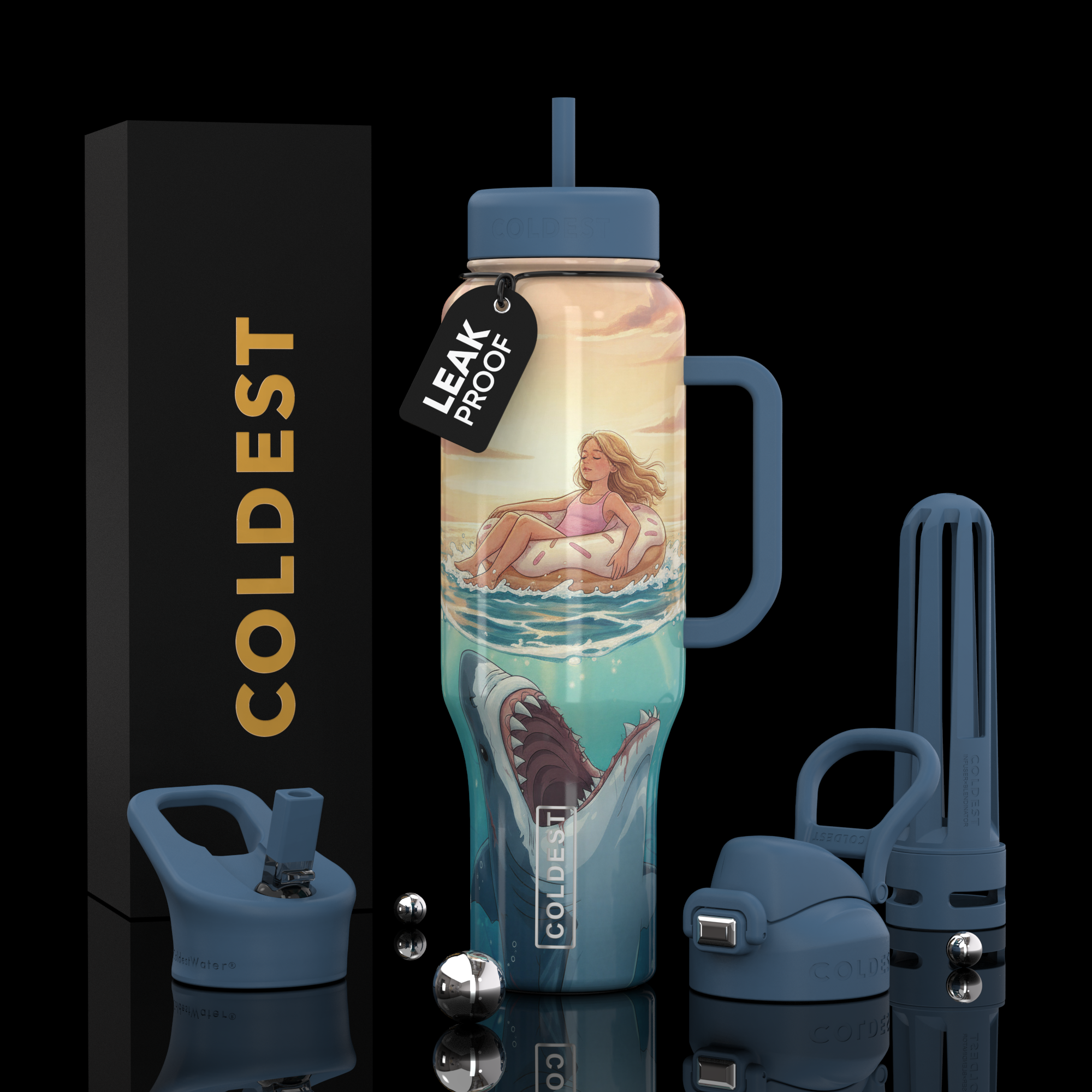 COLDEST 46oz Limitless Ultra v8 – Premium Insulated Water Bottle