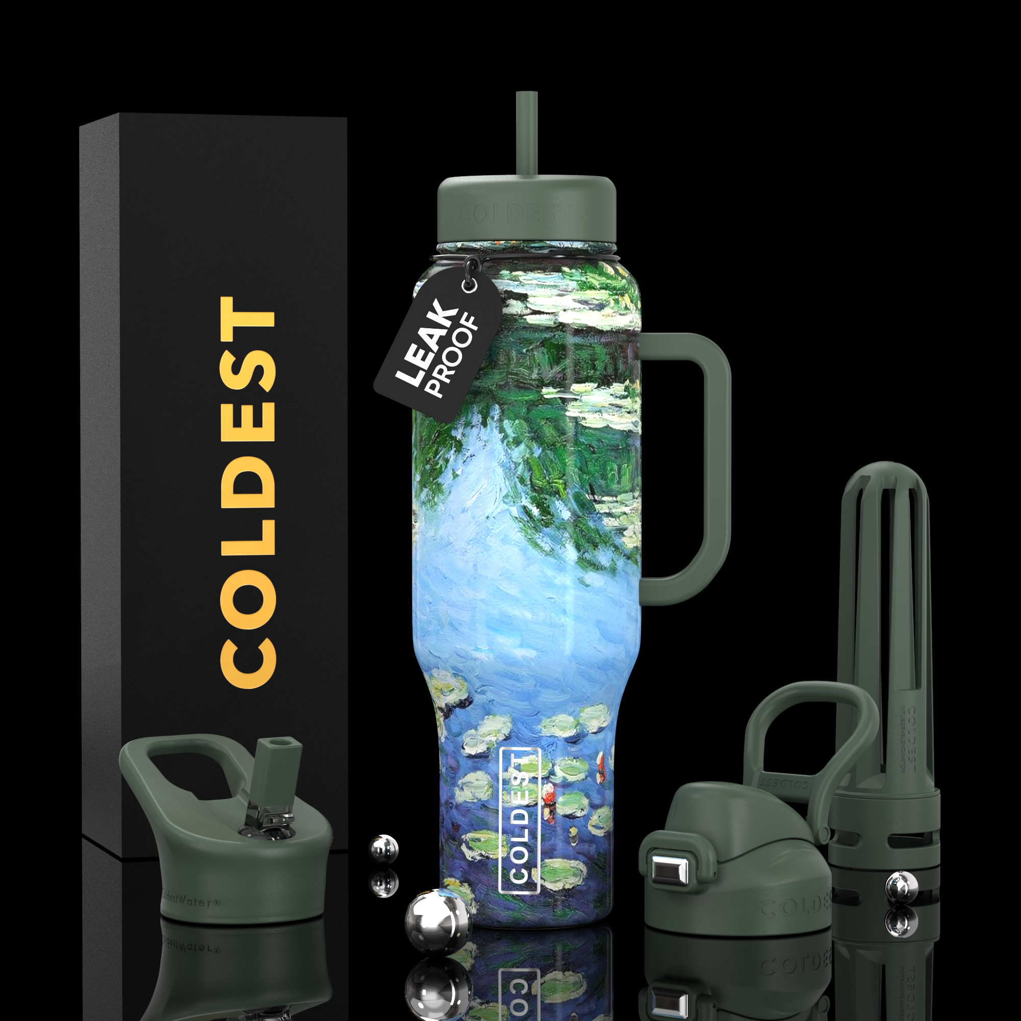 COLDEST 46oz Limitless Ultra v8 – Premium Insulated Water Bottle