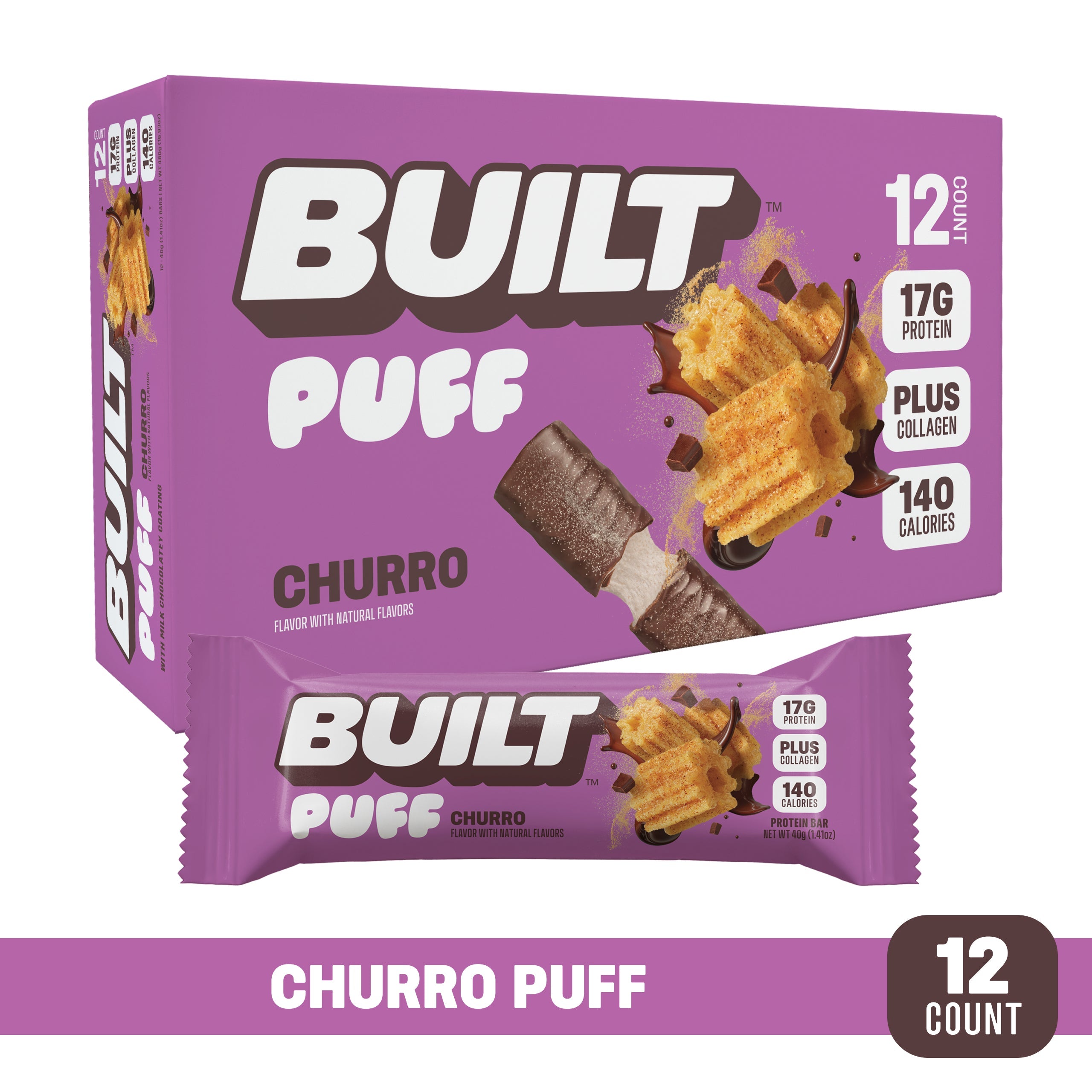 Churro Puff – Cinnamon Sugar Puffed Snack