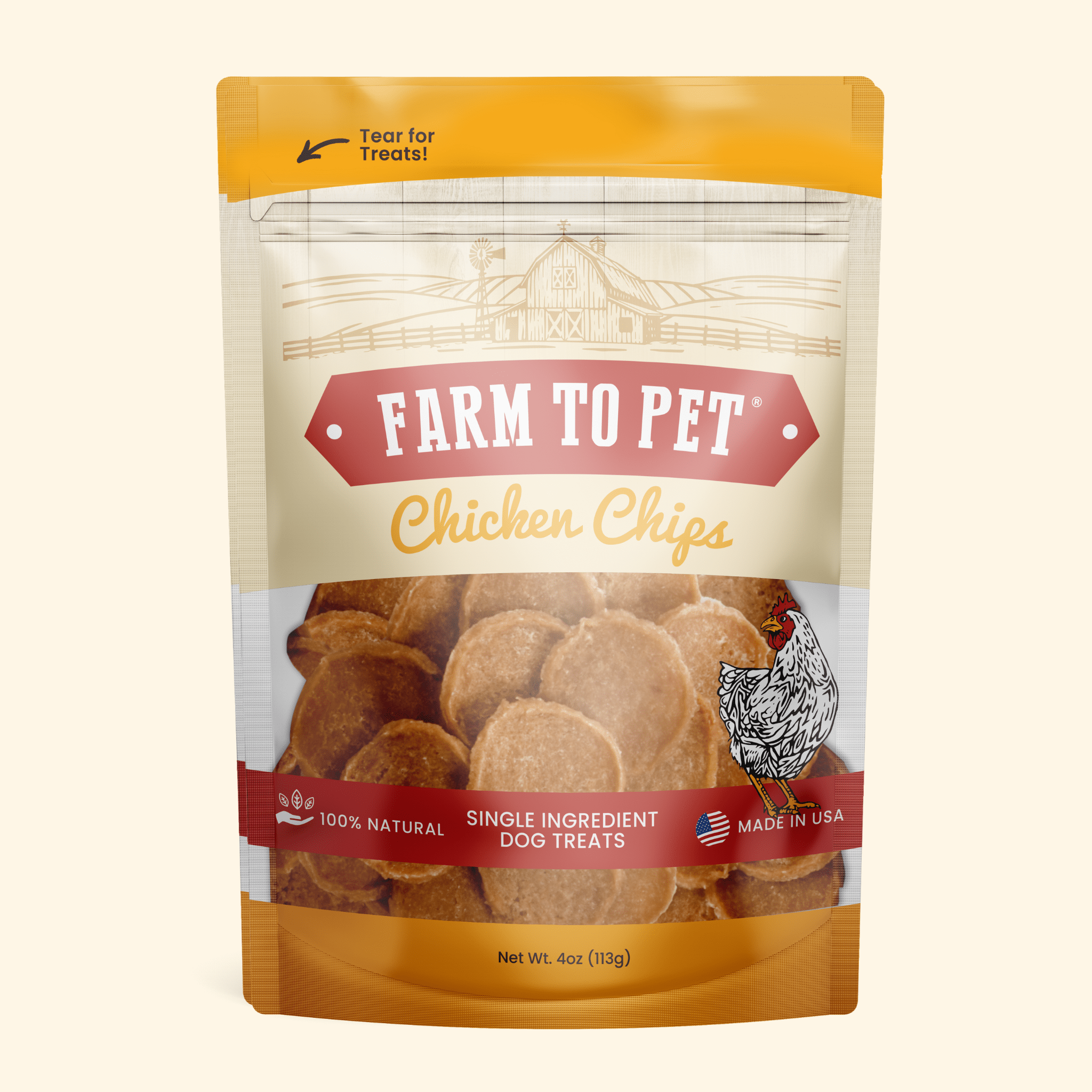 Chicken Chips for Dogs – All-Natural Single-Ingredient Treats