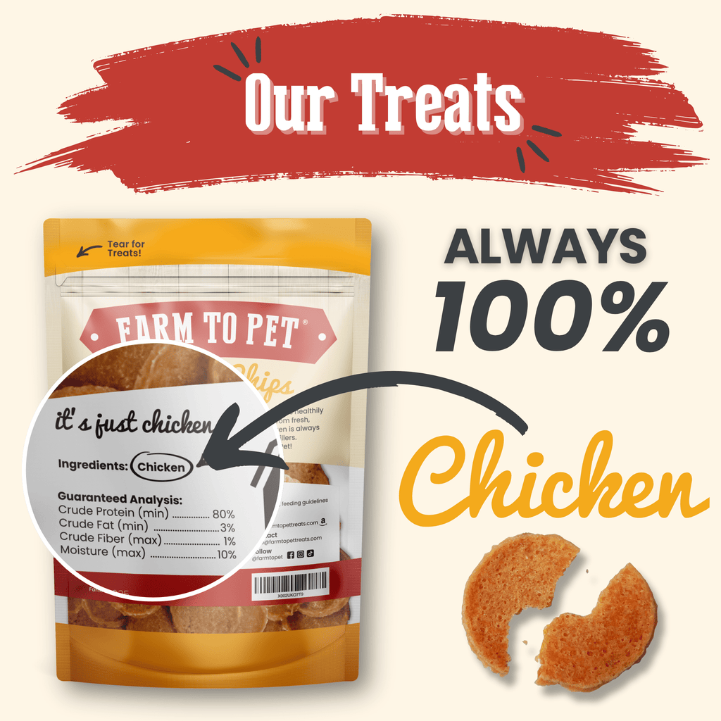 Chicken Chips for Dogs – All-Natural Single-Ingredient Treats
