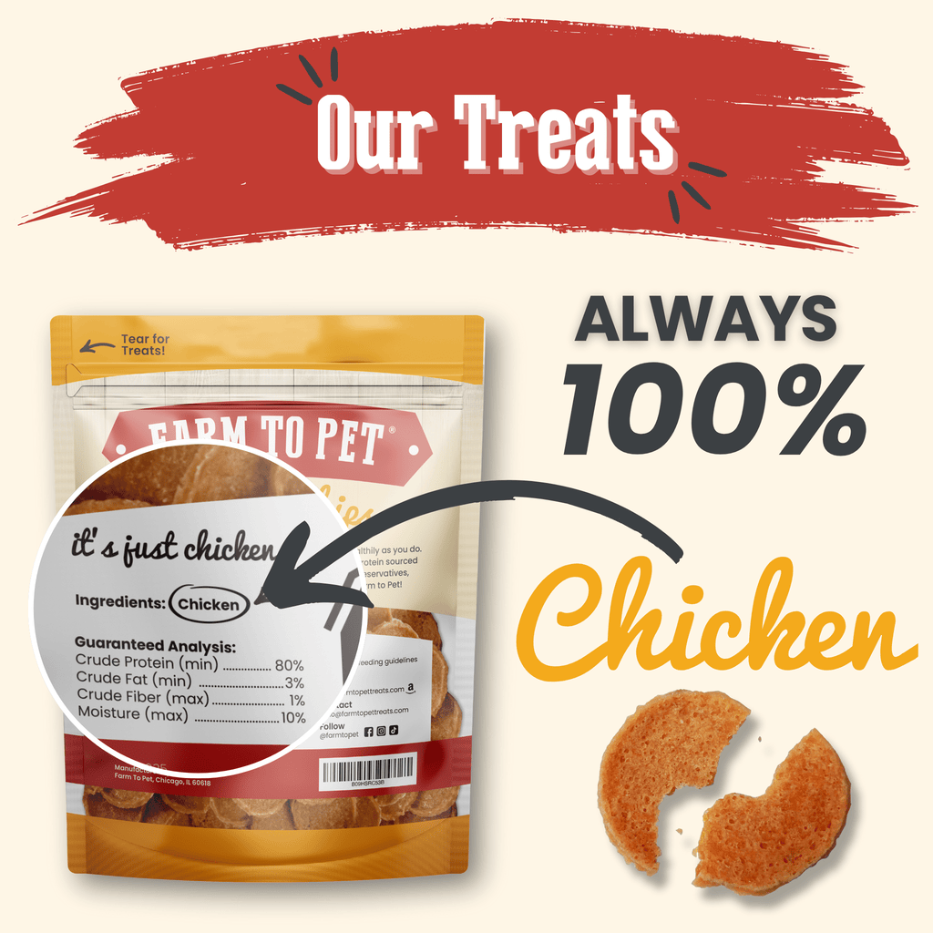 Chicken Chips for Dogs – All-Natural Single-Ingredient Treats