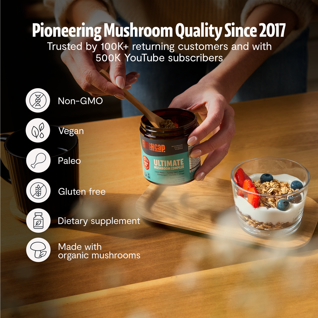 Organic Mushroom Extract Powder Blend – Daily Functional Mushroom Mix