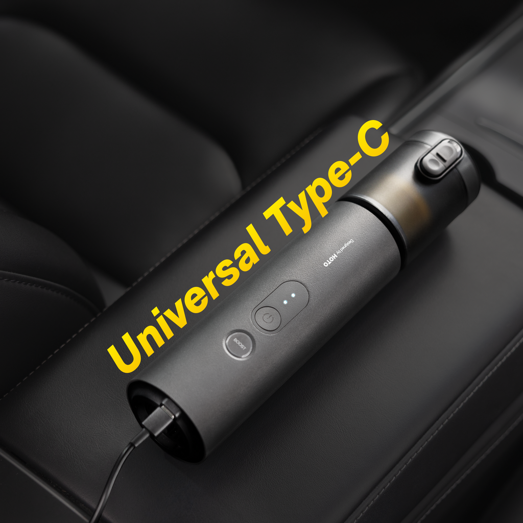 HOTO AutoCare Air Duster & Vacuum – 2-in-1 Cordless Cleaning Tool