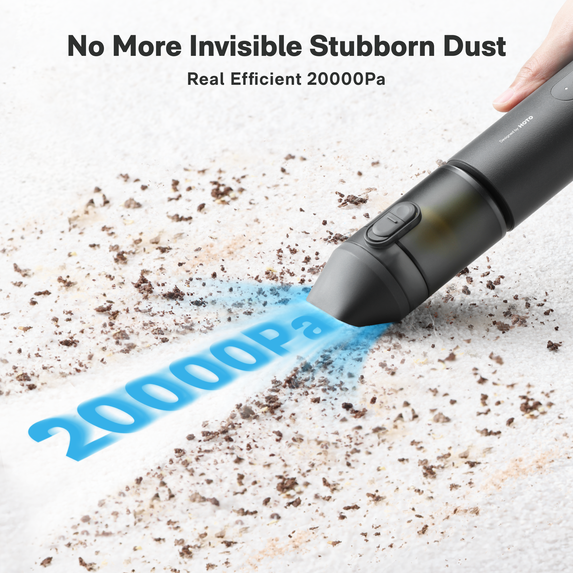 HOTO AutoCare Air Duster & Vacuum – 2-in-1 Cordless Cleaning Tool