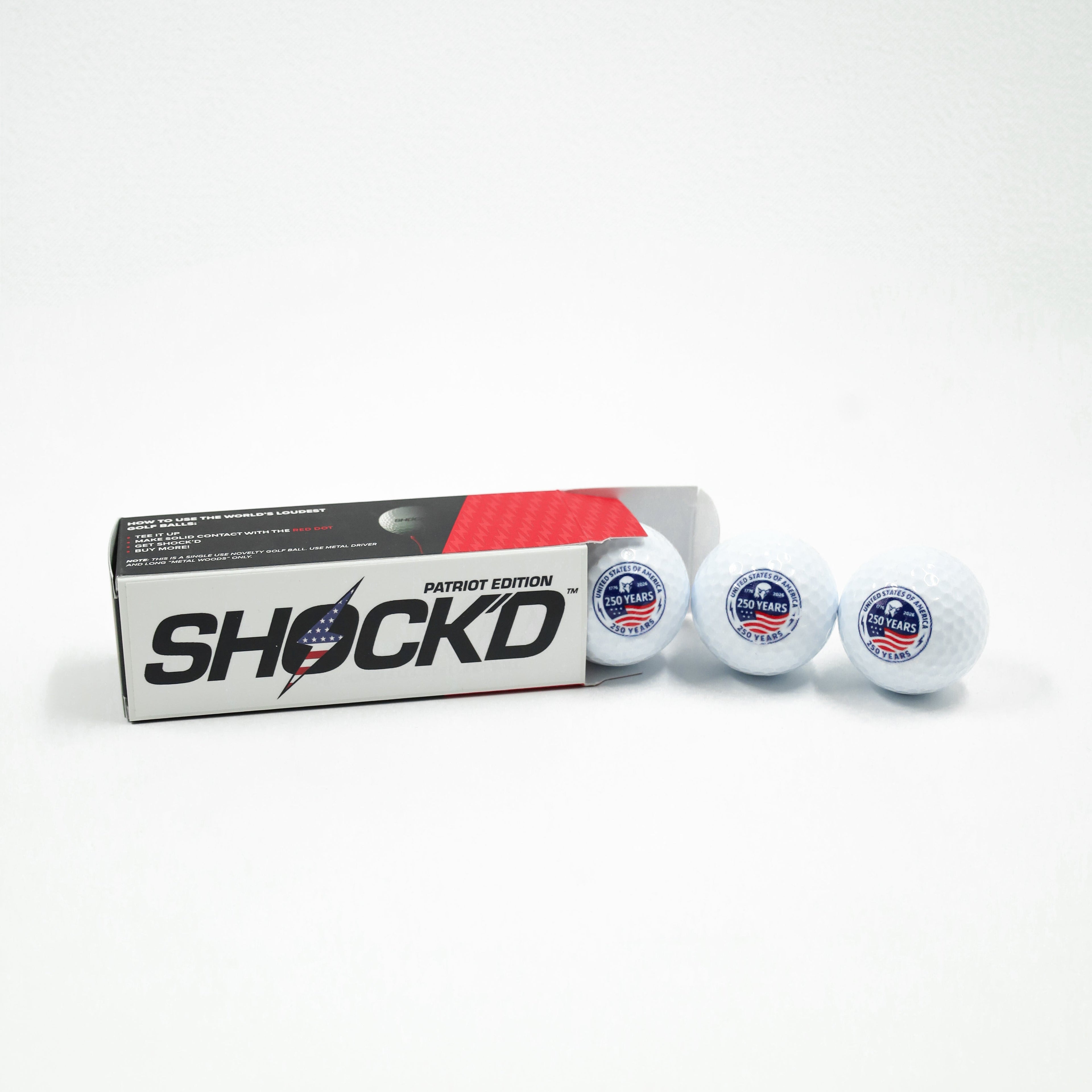 SHOCK'D Golf Balls – High-Visibility Performance Golf Balls
