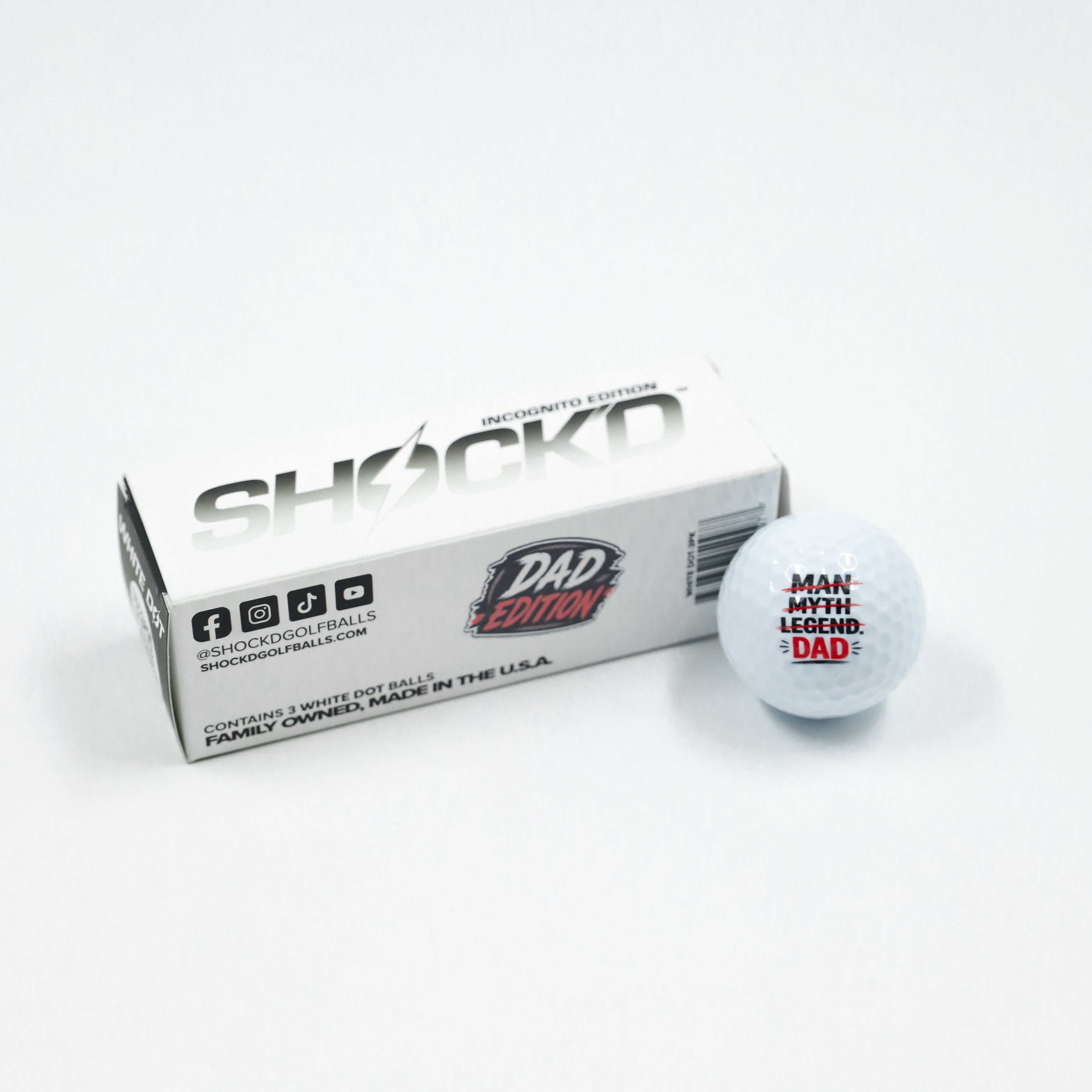 SHOCK'D Golf Balls – High-Visibility Performance Golf Balls