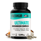 Organic Mushroom Complex Capsules – 10-Mushroom Immune & Brain Support
