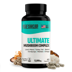 Organic Mushroom Complex Capsules – 10-Mushroom Immune & Brain Support