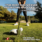SHOCK'D Golf Balls – High-Visibility Performance Golf Balls