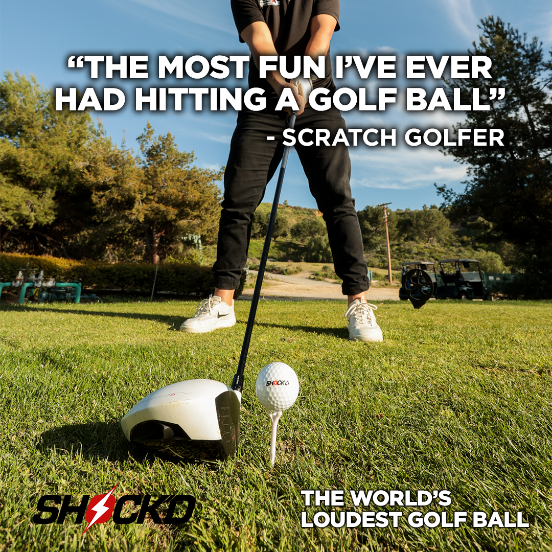 SHOCK'D Golf Balls – High-Visibility Performance Golf Balls