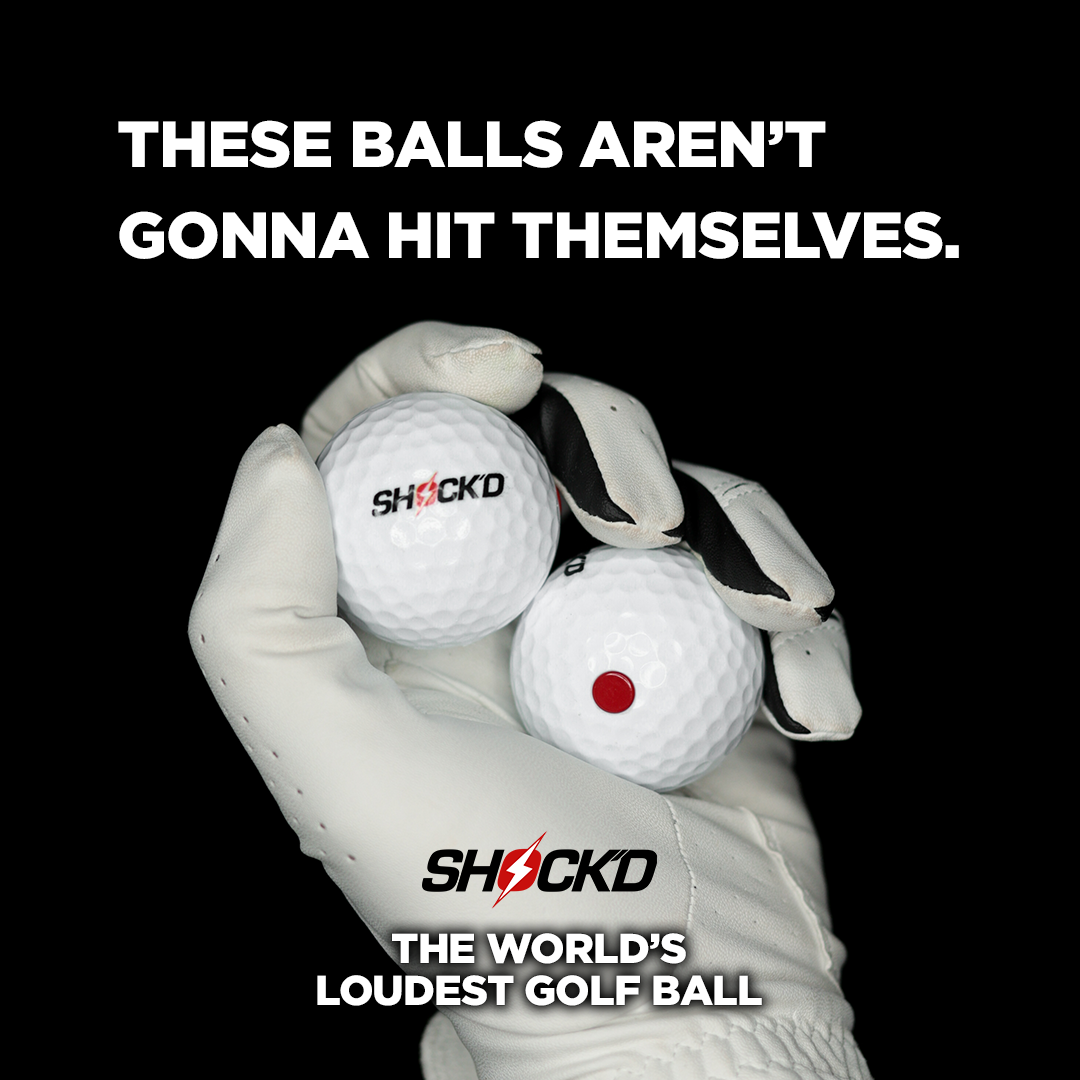 SHOCK'D Golf Balls – High-Visibility Performance Golf Balls
