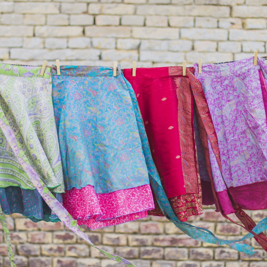 The Original Sari Wrap Skirt – Versatile Bohemian Style