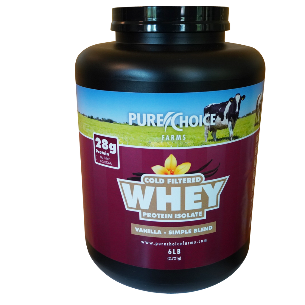 Whey Protein Isolate with Organic Vanilla – Clean Protein Powder