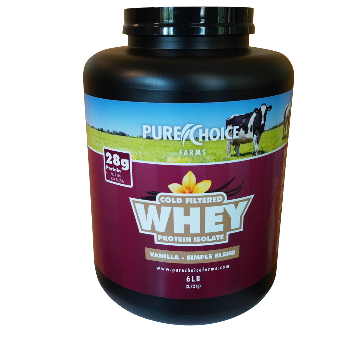 Whey Protein Isolate with Organic Vanilla – Clean Protein Powder