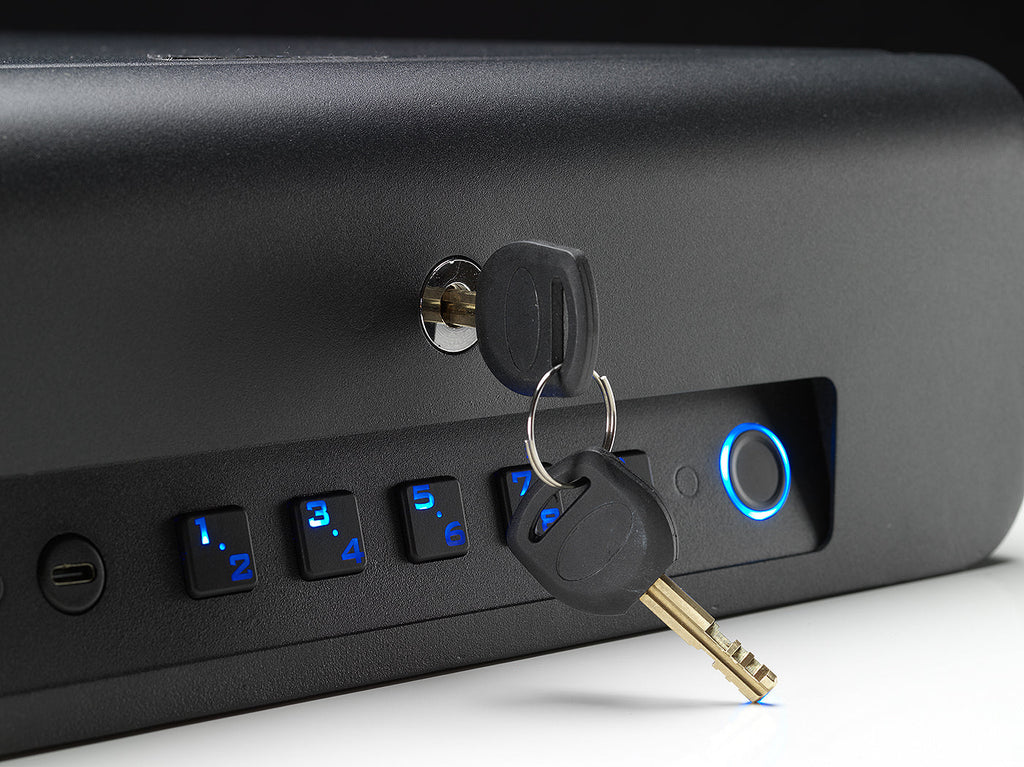 BoostedSafe Elite – Fingerprint, Key & Digital Combo Safe