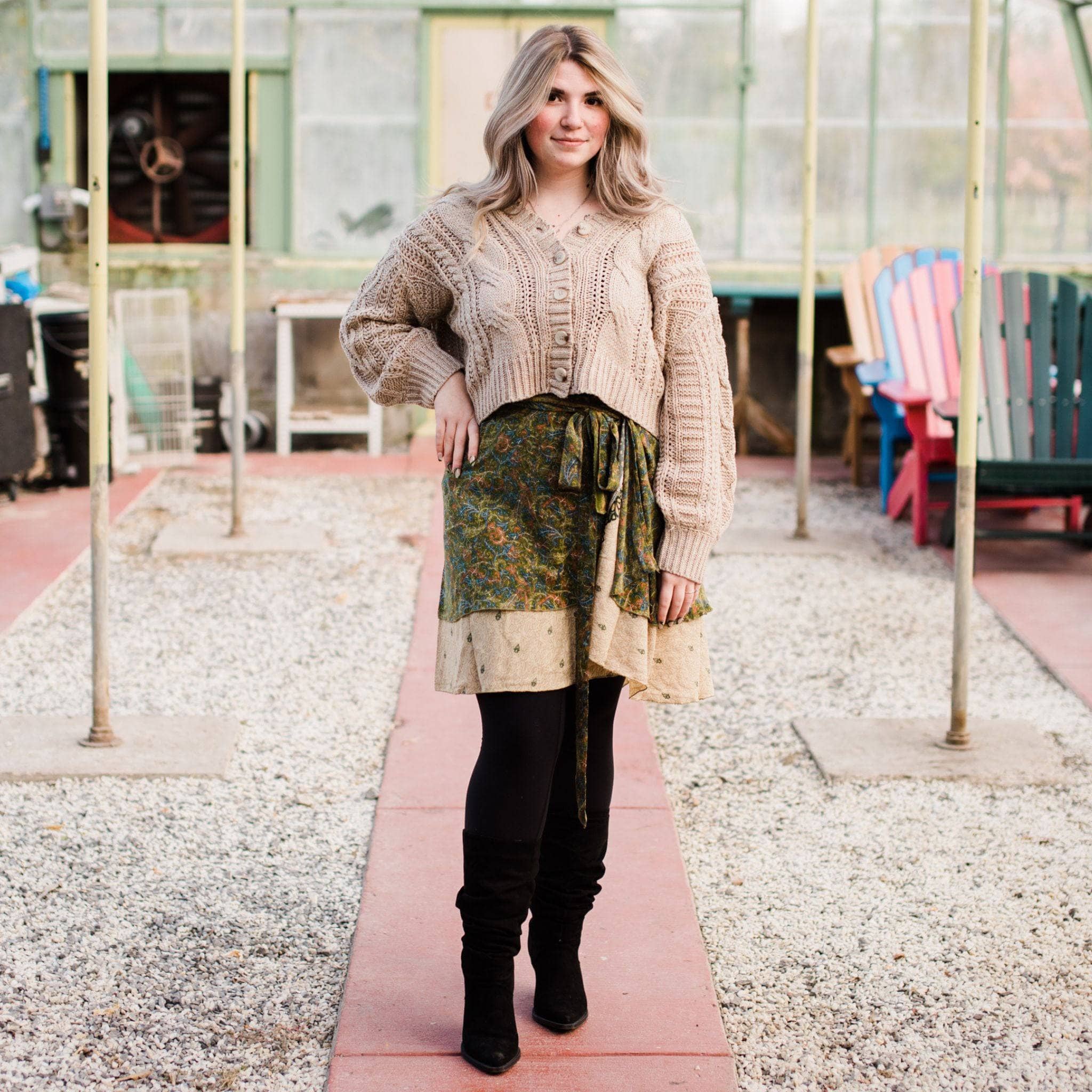 The Original Sari Wrap Skirt – Versatile Bohemian Style