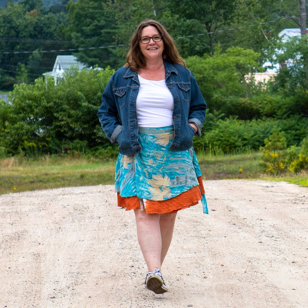 The Original Sari Wrap Skirt – Versatile Bohemian Style