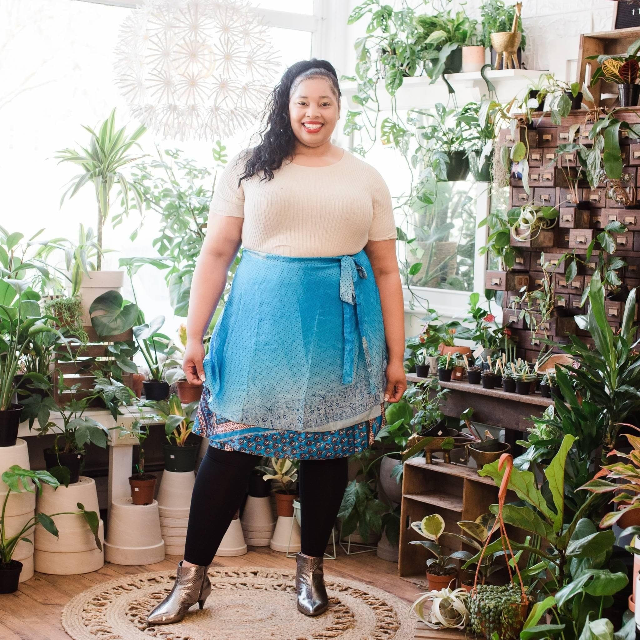 The Original Sari Wrap Skirt – Versatile Bohemian Style