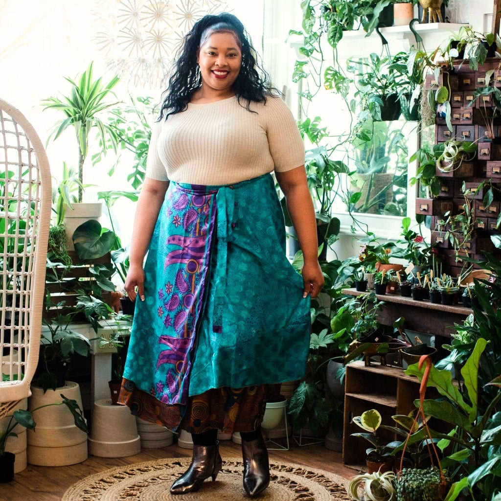 The Original Sari Wrap Skirt – Versatile Bohemian Style