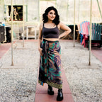 The Original Sari Wrap Skirt – Versatile Bohemian Style