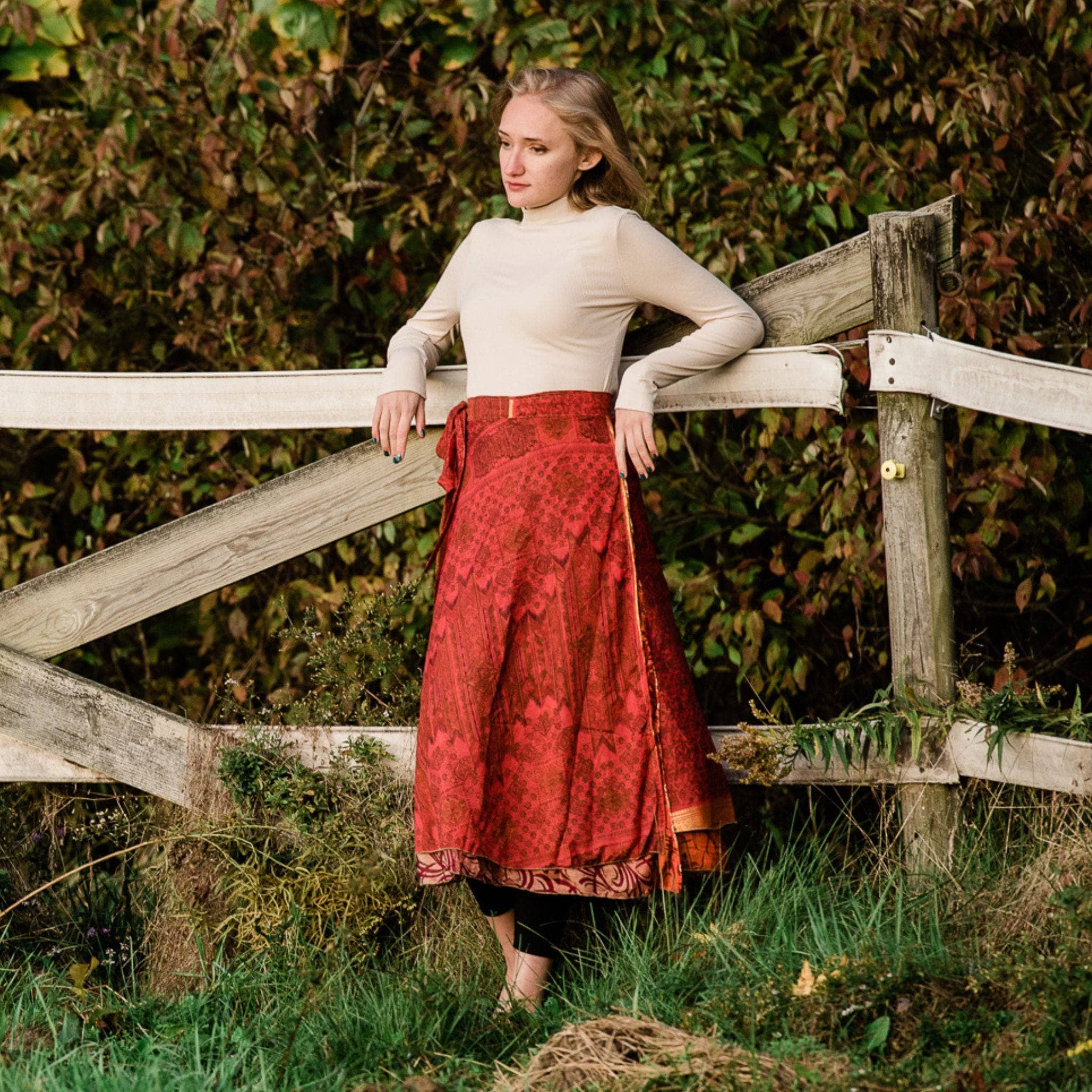 The Original Sari Wrap Skirt – Versatile Bohemian Style