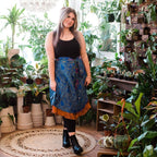 The Original Sari Wrap Skirt – Versatile Bohemian Style