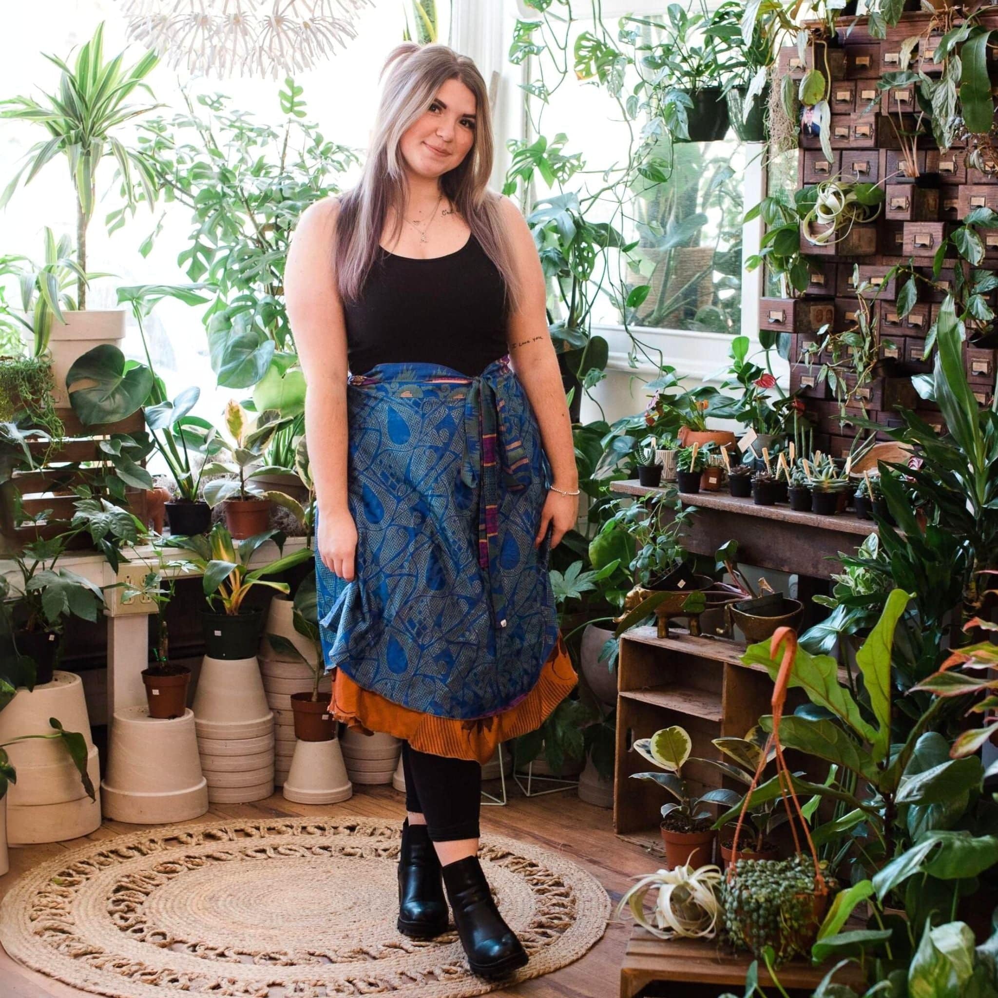 The Original Sari Wrap Skirt – Versatile Bohemian Style